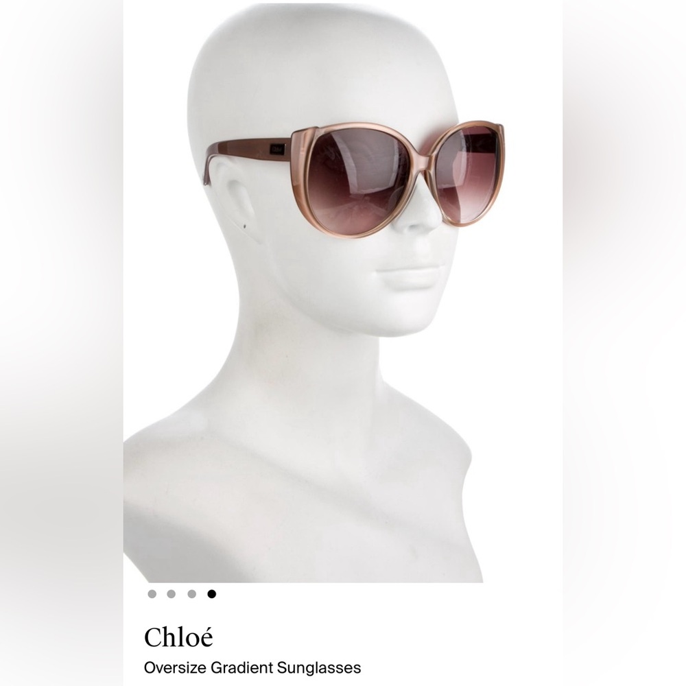 Chloe Oversized Gradient Sunglasses - image 4